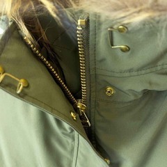 UNITED ARROWS green label relaxing SC ハッスイ マウンテン ダウンコート LONG 36 オリーブ 3625-179-1367 レディースの画像