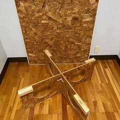 【取引中】テーブル　座卓　組み立て式　簡易テーブルの画像