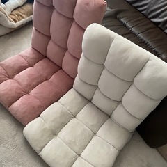 ふわもこ低反発座椅子　ニトリ座椅子パッド付の画像