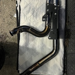 XL1200 XL883 スポーツスター 04-13 vance&hines バンス ショートショット フルエキゾースト マフラー クローム の画像