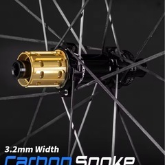 超軽量 KORE 50mm カーボンスポークカーボンホイール ディスクの画像