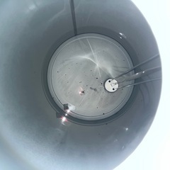 サンダイヤ 灯油タンク ホームタンク 90型タンク 85L 中古品 底面錆なし！ ストーブ用  オイルタンク 蓋なし 中古品 ④の画像