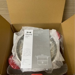 【新品・未使用】BRUNO Multi Grill Pot レッドの画像