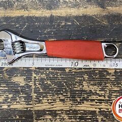 【久留米】【引き取り限定】【中古品】Snap-on スナップオン FADH6B アジャスタブルレンチ モンキーレンチ ギザ付  全長:152mm 開口長:19mmの画像