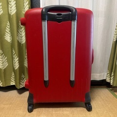 赤いスーツケース（大)ジャンク　   受け渡し完了の画像