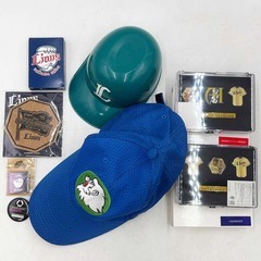 [457点セット] 埼玉西武ライオンズ グッズ 帽子 シート マット キーホルダー ピンバッジ 440点 中村剛也 片岡治大 他 大量 まとめの画像