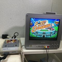 スーパーファミコン 本体 SHVC-001 動作品 ソフト10本 収納ケース付き コントローラー2個 SFC レトロゲーム　【糸島市内 送料無料】251130-8の画像