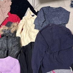 中古　レディース　冬物　コート　セーター他　20着の画像