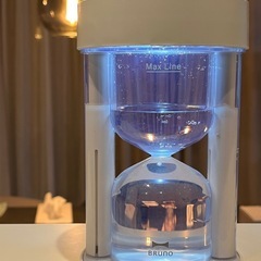 新品 BRUNO砂時計型加湿器　の画像