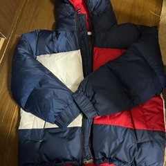 激レア！90s トミーヒルフィガー ダウンジャケット ビッグフラッグ 刺繍ロゴ  TOMMY HILFIGERの画像