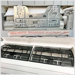 美品■パナソニック エアコン 2023年製 6畳用 エオリア■Panasonic CS-J223D 2.2kw 単相100V 冷媒R32■ナノイーX 抗菌エアフィルター 内部クリーン機能の画像