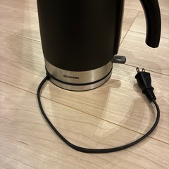 IRIS OHYAMA アイリスオーヤマ 電気ケトル ブラックの画像