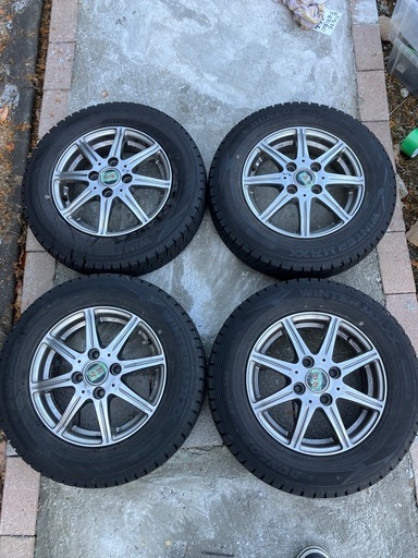 スタッドレスタイヤ　145/80R13 ホイールセット 14インチ 引取り限定