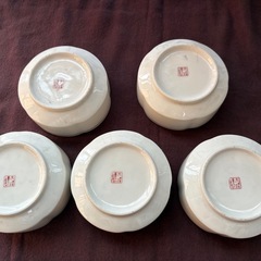 たち吉　小鉢　5個まとめ 色違いの画像