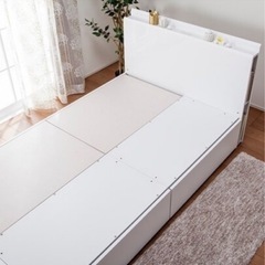 ダブルベッドフレーム　カイト3シリーズの画像