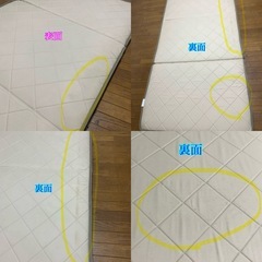 《ニトリ》厚手二つ折りシングルマットレスの画像