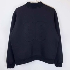 [未使用] アンダーアーマー UAバーシティ ジャケット M ブラック 6007425 メンズ UNDER ARMOUR スタジャン ダブルニット素材の画像