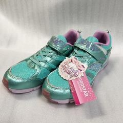 MoonStar ムーンスター バネのチカラ ミント スタージュエリーコレクション 新品未使用 23cm 2E タグ付きの画像