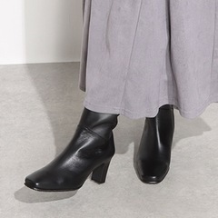 MODE ET JACOMO DICI スクエアトゥヒールアップ ロングブーツの画像