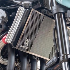 新品未使用　Z900RS アーキ　ラジエーターガード　シルバーの画像