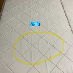 《ニトリ》厚手二つ折りシングルマットレスの画像