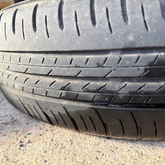 ノーマルタイヤ　バリ目　155/665/14 の画像