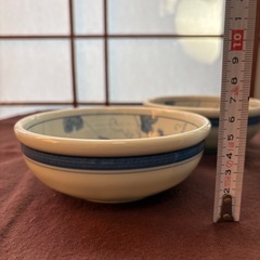 染めぶどう　中鉢　和食器　3枚まとめの画像