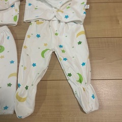 ⭐美品⭐ 長袖 新生児 乳児 寝巻き パジャマ 6点セット 2ヶ月 ３ヶ月の画像