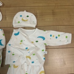 ⭐美品⭐ 長袖 新生児 乳児 寝巻き パジャマ 6点セット 2ヶ月 ３ヶ月の画像