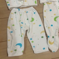 ⭐美品⭐ 長袖 新生児 乳児 寝巻き パジャマ 6点セット 2ヶ月 ３ヶ月の画像