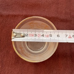  和風フロストグラス　竹の葉金彩　2個まとめの画像