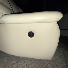 ニトリ2人掛け電動ソファの画像