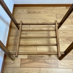 木製 ハンガーラックの画像