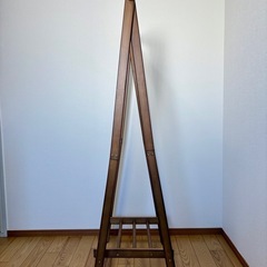 木製 ハンガーラックの画像