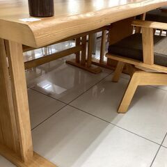 ベンチダイニング 4点セット　サザナミ　ニトリ　使用感有の画像