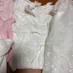 ベビー服　お宮参りのケープ　カバーオールなどの画像