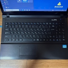 MousePRO ノートパソコン Windows10 Pro Core i7 YouTubeもサクサク！！‼️　 の画像