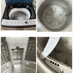 R649 ☀️ Haier 洗濯機 （洗濯5.5㎏) 21年製 JW-XP2C55F ⭐ 動作確認済 ⭐ クリーニング済の画像