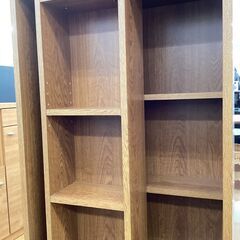 スライド式本棚　B&W SHIMIZU　ブラウンの画像