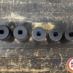 【久留米】【引き取り限定】【中古品】Snap-on スナップオン SIMM360-270 1/2 ディープインパクトソケット 6角 5点セット サイズ:36・34・32・29・27mmの画像