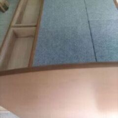 クリスマスセール！～12/24限定！札幌市近郊の方限定！送料無料！大塚家具 収納付きシングルベッドの画像