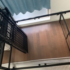 ニトリ　ベッドフレーム　シングルの画像