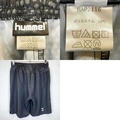 [未使用] ヒュンメル レイヤードプラクティスパンツセット O ブラック HAP2116 メンズ hummel サッカー フットサルの画像