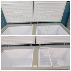 ジェーシーエム 冷凍ストッカー 605L RITC-605 業務用 店舗 大型 大容量 鍵付きの画像