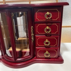ジュエリーボックス オルゴール 収納の画像
