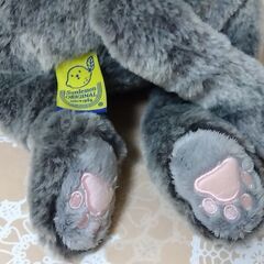 ひざねこ ぬいぐるみ(M) ロシアンブルー サンレモンの画像