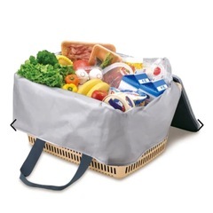 保冷買い物カゴ用バッグ25L【ナイトグレー】　サーモスの画像