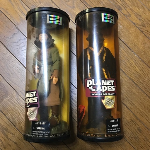 希少 90'ハズプロ 猿の惑星 限定　ジーラ&ゴリラ軍曹 未開封品