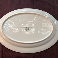 ナルミnarumi 花柄みみ　楕円大皿の画像