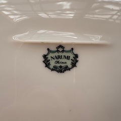 ナルミnarumi 花柄みみ　楕円大皿の画像